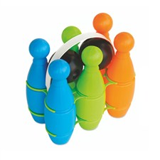 Multi - Colour Plastic Bowling Set - Etos